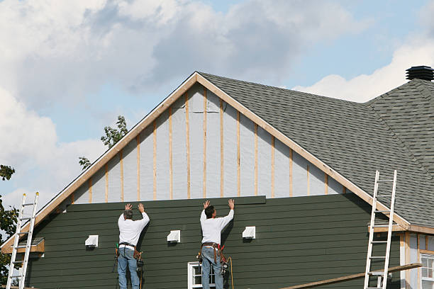 Professional Siding Installation technician working in Maytown, PA